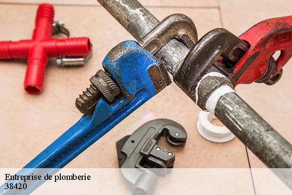 Entreprise de plomberie  38420