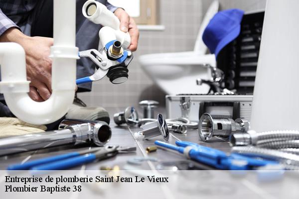 Entreprise de plomberie  saint-jean-le-vieux-38420 Plombier Baptiste 38